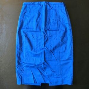 Express Royal Blue Pencil Skirt